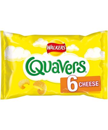Walkers Walkers Cheese Quavers Snacks 6 x 16 5 g