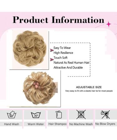 Premium Hair Extensions for Messy Buns | #24 Blass Goldblond | International Shipping - Buy Online on GoSupps.com