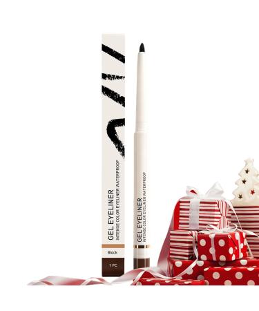 Eye Pencil Eyeliner Long Lasting Waterproof Smooth Makeup PenOutline Stencils Pencil For Beginners Women Girls & Daily Makeup Black