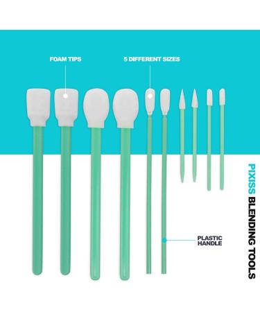 Pixiss Mini Ink Blending Tools 2 Pack with 24 Foam Pads - Stick Blending Tools for Distressing and More - Buy Online on GoSupps.com