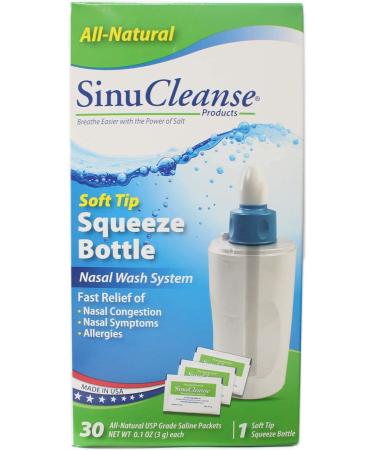 Sinu Cleanse Squeeze Nasal Wash Bottle Kit - Size [insert size] - Buy Online on GoSupps.com