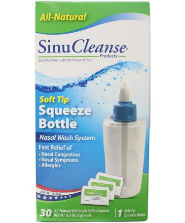 Sinu Cleanse Squeeze Nasal Wash Bottle Size: KIT