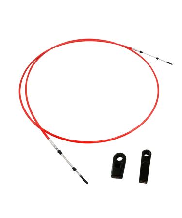 BBH 12/13/14 Marine Outboard Engine Remote Control Throttle Shift Cable for Yamaha Boat Motor,Red 13 Feet