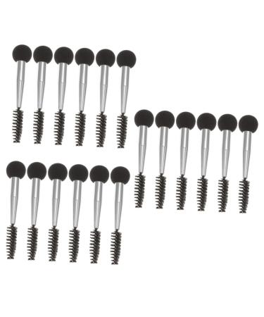 Ipetboom 18 Pcs Double Ended Eyebrow Brush Miss Aluminum Liquid Lipstick 7.6x1.4cmx3pcs As Shownx3pcs