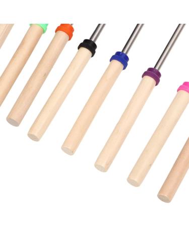Shanrya 8 Pieces Marshmallow Roasting Sticks Telescopic Marshmallow Sticks with Canvas Bag for Camping - Buy Online on GoSupps.com