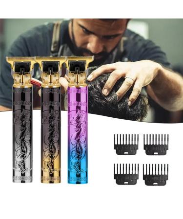 Buy T9 Barber Hair Clippers - Electric Bald Shears & Carving Razor (Blue Powder) | International Shipping - Buy Online on GoSupps.com