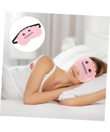 De Sommeil Yeux Motif Cartoon Dinosaure Rose De Nuit L ger Et Doux En Tissu Bandeau lastique Pour Confort Voyage H tel Et Sieste Unisexe Adulte - Buy Online on GoSupps.com