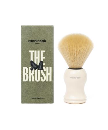 Men Rock The Shaving Brush Vegan shaving brush with synthetic bristles 1 piece