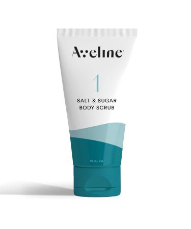 Aveline Salt & Sugar Body Exfoliating Scrub for Women (5 oz) - Radiant Soft Skin - Nourishing Botanical Oils