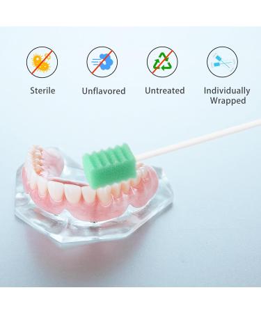 Argomax Oral Sponges Swabs - 100 Pcs Cyan Oral Care Foam Cleaning Mouth Swabs for Hygiene - Buy Online on GoSupps.com