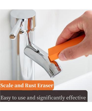 Powerful Limescale Rust Eraser - Stainless Steel Cleaning Artifact for Kitchen & Bathroom Surfaces - Yellow - Buy Online on GoSupps.com