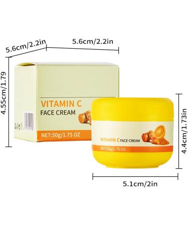  Hppsctink Turmeric Face Cream 50g Moisturizing and Nourishing Moisturizing and Nourishing Daily Care Cream - Buy Online on GoSupps.com