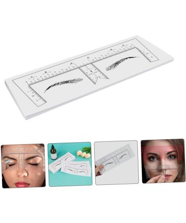 Gogogmee 10pcs Eyebrow Design Ruler Tool Brow Makeup Supplies Eyebrow Guide Stencil Measuring Ruler Make up - Buy Online on GoSupps.com