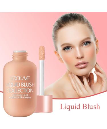 ZCSXK 4 Pack Liquid Cheek Colors Pink Makeup Milk Tea Shimmer Brightening Cream Long Lasting Light Natural Color Breathable 4 Pack - Buy Online on GoSupps.com