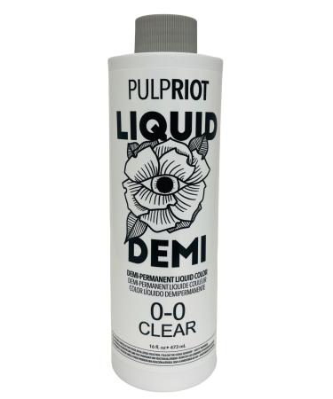 Pulp Riot - Liquid Demi-Permanent Liquid Color - 0-0 Clear 16 fl oz/473 mL