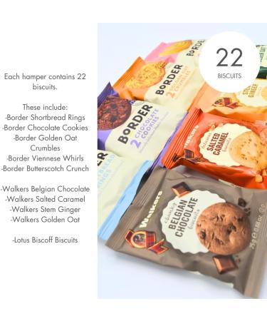 Gift Harbour Coffee & Biscuit Hamper - Assorted Shortbread, Biscuits, Fudge & Chocolate - Perfect Coffee Gift Set for Women & Men - Buy Online on GoSupps.com