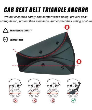 Uzepie 2PCS Kids Seatbelt Adjuster with Shoulder Pad - Seat Belt Cover for Children and Adults - Buy Online on GoSupps.com