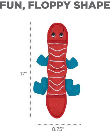 Kyjen Outward Hound Fire Biterz Dog Toy - Robust Fire Hose Material 2 Squeakers Size S Red | International Shipping - Buy Online on GoSupps.com