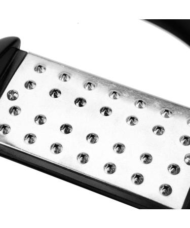 Pssopp Flexible Safety Stirrups Horse Riding Safety Stirrups Irons Stainless Horse Riding Stirrup Stainless Steel Non-Slip Pad Equestrian Aluminum Saddle With Painting (Black) - Buy Online on GoSupps.com