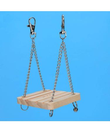 Premium Hamster Swing & Toys | Wooden Hanging Beds for Hamsters Mice Guinea Pigs & Chinchillas - Ideal Pet Accessories - Buy Online on GoSupps.com