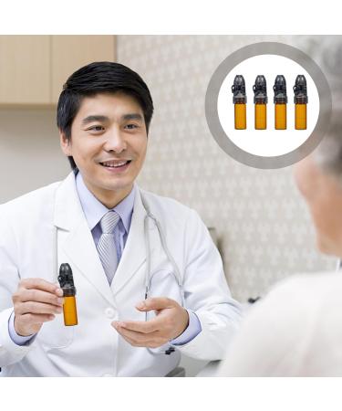 Beaupretty Portable Medicine Case Glass Pi ll Organizer 4pcs 67mm Trip Travel Medication Bottles Mini Empty Vials Carry Storage Container Glass Mini Tablet Holder Box B Assorted Color 2 7.00X2.00X1.50CM - Buy Online on GoSupps.com