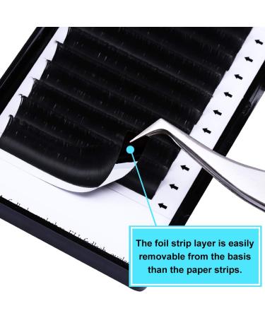 Buy Volume Eyelashes 0.07 D Curl 17mm - Self-Fan Easy Fan Lashes for Eyelash Extensions - Buy Online on GoSupps.com