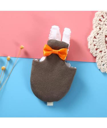 Buy PopetPop XS Dark Mini-Loop Diaper for Canaries & Budgies - 3 Washable Flight Accessories & Clothing Inserts - Buy Online on GoSupps.com