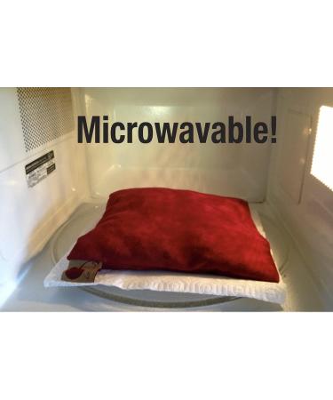 Hot Cherry Cervical/Rectangular Pillow - Tan Ultra Suede | Chronic Neck Pain Relief & Menstrual Pain | Moist Heat for Muscle Relaxation | FSA/HSA Approved - Buy Online on GoSupps.com