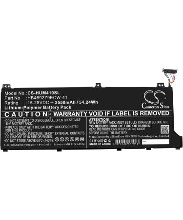 Buy ELMEKO Replacement Battery for Huawei HB4692Z9ECW-41 | Compatible with MagicBook 14 MateBook D 14-53010TVS & MediaPad D 14 | 3550mAh/15.28V - Fast International Shipping - Buy Online on GoSupps.com