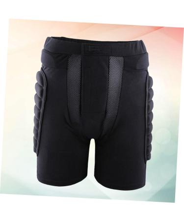 Besportble 3D Padded Shorts for Skiing Skating & Hockey - Black Short Pants for Ultimate Comfort - Buy Online on GoSupps.com