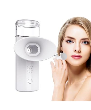 Eye Spa Mist Sprayer - Rechargeable Face Mister for Eyes with Handheld Facial Hydrator | Cool Mist Eye Steamer & Dropper Portable Mist Sprayer for Salon Travel Refreshing & Soothing Eye Care Mist