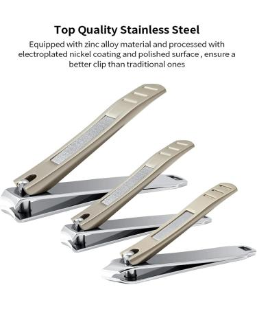 UNbit Nail Clipper Nail Clippers Set Stainless Steel Nail Cutter Professional Finger Toe Pedicure Manicure for Women Men - Buy Online on GoSupps.com
