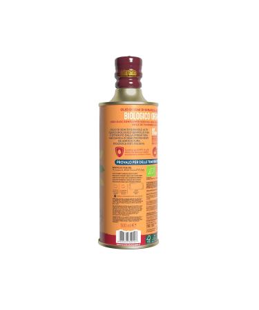 Organic High Oleic Sunflower Oil - 100% Italian - Benvolio 1938 - Rich in Vitamin E - 500ml Metal Bottle - Perfect for Frying - Premium Organic Cooking Oil - Buy Online on GoSupps.com