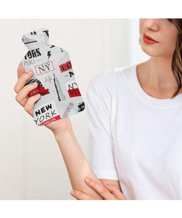 Buy New York Hot Water Bottle with Plush Cover - Hand Warmer for Adults & Kids | 26.5x15.3cm - International Shipping Available - Buy Online on GoSupps.com