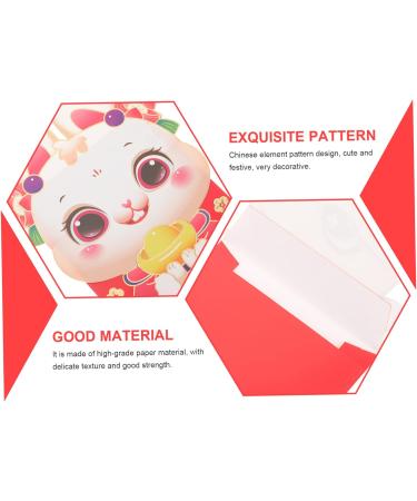 ABOOFAN 90 Pcs 2023 Red Envelope New Year Lunar Hong Bao Red Packets Chinese Red Pockets New Year Hong Bao Chinese New Year Envelope Hong Bao 2023 Cartoon Spring Festival Bag Paper - Buy Online on GoSupps.com