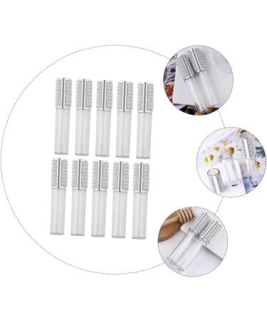 Veemoon Lot de 10 Tubes Gloss L vres Ronds 5 Ml Rechargeables Transparents pour Maquillage DIY Cosm tiques Portables - Buy Online on GoSupps.com