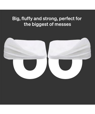 Love Noobs Baby Cotton Pads Large 100% Organic Large Cotton Wool Pads 360 Count Baby Cotton Wool Pads Large for Babies Baby Essentials for Newborn Square Large Cotton Pads Cotton Wool Roll - Buy Online on GoSupps.com