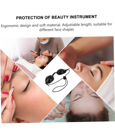 Ipetboom 1 Set Beauty Mask Safety Eye Patch Shade Tanning Bed Sunglasses Sunbathing Goggles Led Light Eye Cover Sunbathing Eye Patch Eye Protection Skin Silica Gel Hood - Buy Online on GoSupps.com