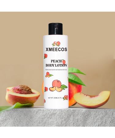 Peach Body Lotion - Hydrating Moisturizer for Dry Skin | Brightening Lightweight Formula | Improve Skin Tone - Buy Online on GoSupps.com