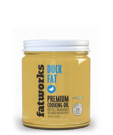 Fatworks, Premium USDA Cage Free Duck Fat, Ultimate Cooking Oil for Gourmet Frying and Baking, WHOLE30 APPROVED, KETO, PALEO, 7.5 oz. 7.5 Ounce (Pack of 1)