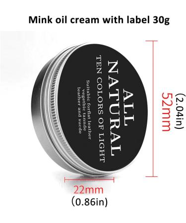  Bexdug Mink Oil Leather Conditioner | Mink Oil Waterproof Leather Oil - Leather Softener and Oil for Leather Leather Care Kit for Leather Clothing Furniture Bexdug - Buy Online on GoSupps.com