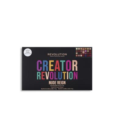 Makeup Revolution Creator Limitless Eyeshadow Palette - Nude Reign 30.9g - Buy Online on GoSupps.com