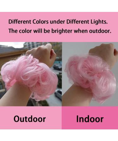 iLUU Light Pink Messy Hair Bun Extensions Women's Synthetic Chignon Hairpiece Easy Bun Hair Pieces Hair Updos Wig Hair Buns for Women Girl Lady Party (Light Pink 2317 2pcs) #2317-light pink - Buy Online on GoSupps.com