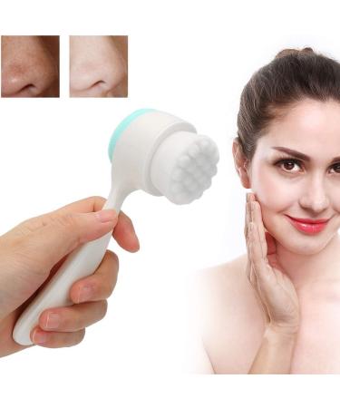 Facial Cleansing Brush - Manual Face Brush with Double-Sided Blackhead & Blemish Removers | Skin Care Tools for All Skin Types - International Shipping - Buy Online on GoSupps.com