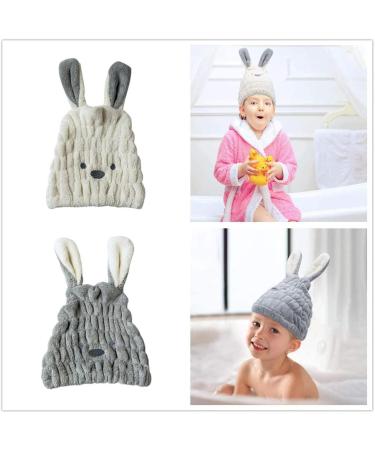 Buy 2-Piece Quick-Drying Hair Towel Wrap - Microfiber Hair Turban for Women & Kids - Buy Online on GoSupps.com