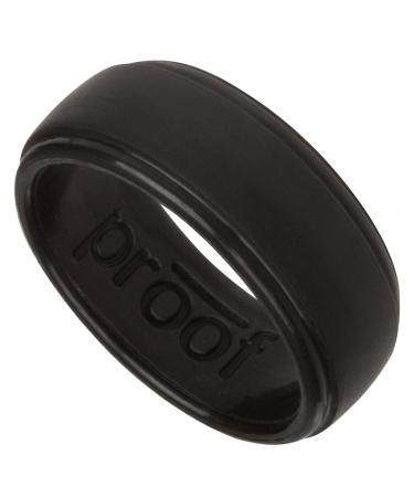 Proof Men's Silicone Wedding Ring - Black