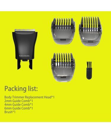 Precise Body Trimmer Replacement Head for Philips One Blade Attachment for One Blade QP2630 QP2520 QP2834 QP6531 QP6520 QP6510 to Trim Sideburns Beard Armpit Body Hair - Buy Online on GoSupps.com
