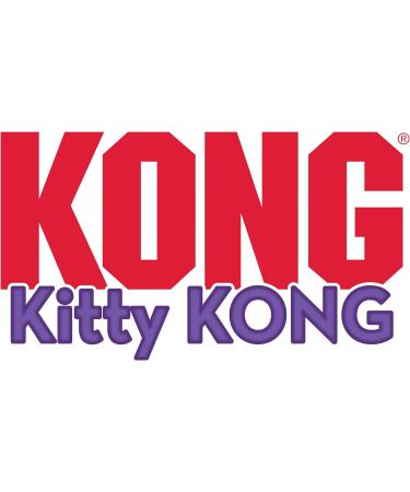 KONG - Kitty KONG Durable Natural Rubber Cat Toy- Fun to Stuff with Kibble or Treats Unpredictable Bounce Multi 8.89 x 2.54 x 13.97 cm(Pack of 1) - Buy Online on GoSupps.com