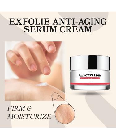 Buy Exfolie Anti-Aging Serum Cream 2oz - Revitalize Skin & Reduce Wrinkles | International Shipping Available - Buy Online on GoSupps.com