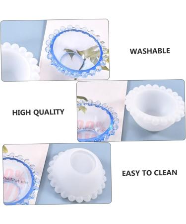 VILLCASE 3 Pcs Lace Dish Mold Vessel Tools Resin Tray Resin Tools Resin Saucer Bowl Manual Mold Plate Simple Whitex3pcs 8.6x4cmx3pcs - Buy Online on GoSupps.com